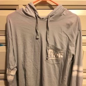 VS Pink tunic grayish- coloring gives a faded look